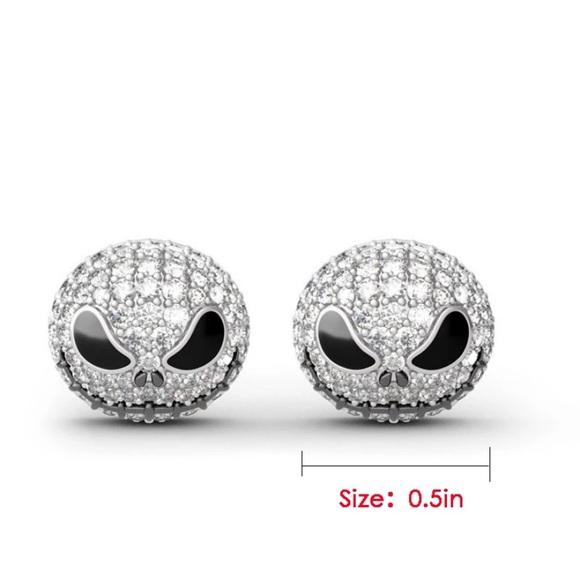 Nightmare Before Christmas Rhinestone earrings NEW - Picture 2 of 2